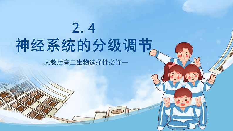 人教版高二生物选择性必修一 2.4 《神经系统的分级调节》课件01