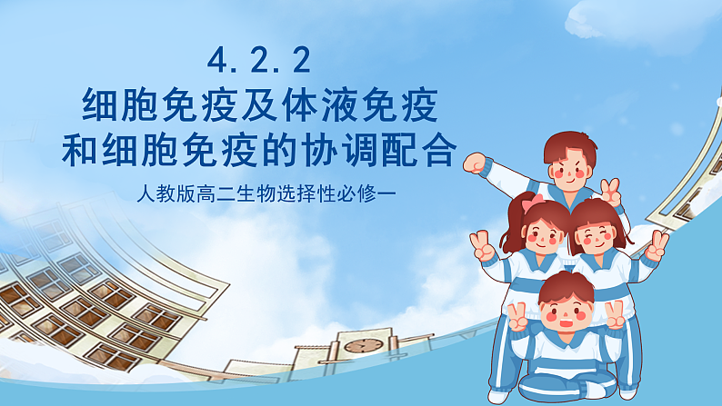 人教版高二生物选择性必修一 4.2.2《细胞免疫及体液免疫和细胞免疫的协调配合》课件01