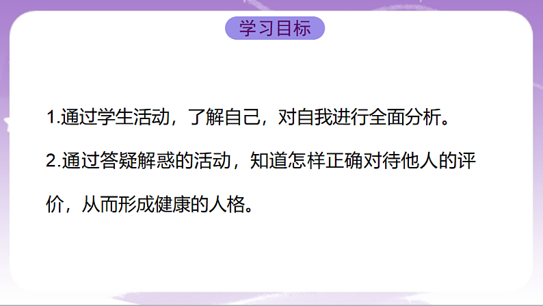 人教部编版道法七上2.1《认识自己》课件02