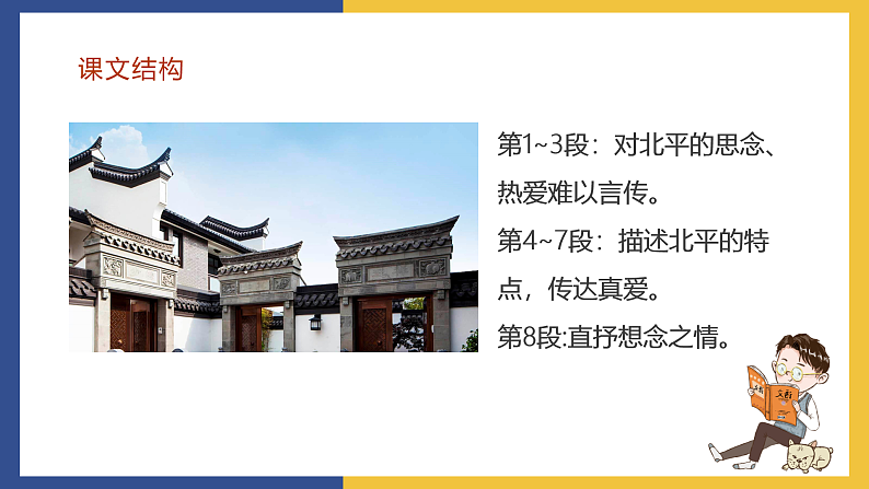 【中职课件】高教版中职语文拓展模块 21《想北平》课件08