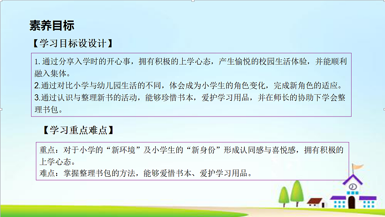 【2024秋 新教材】一年级上册道德与法治第1课《开开心心上学去》PPT教学课件+素材+教案教学设计03