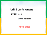 人教版（2024）三年级英语上册课件 3. Unit 6 Part A  Letters and sounds