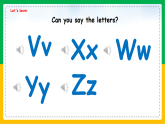人教版（2024）三年级英语上册课件 3. Unit 6 Part A  Letters and sounds