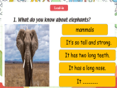 人教版新起點英語六上 Unit 3 《Animals World》 lesson 3 課件