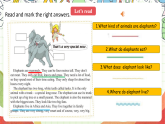 人教版新起點英語六上 Unit 3 《Animals World》 lesson 3 課件