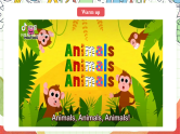 人教版新起点英语六上 Unit 3 《Animals World》 Let's check fun time 课件