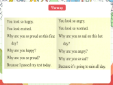 人教版新起点英语六上 Unit 4 《Feelings》 Lesson 3 课件