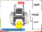 人教版新起点英语六上 Unit 4 《Feelings》 Lesson 3 课件