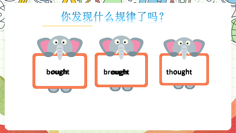 人教版新起点英语六上 Unit 4 《Feelings》 Let's spell 课件05