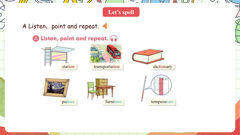 人教版新起点英语六上 Unit 5 《Famous people》 Let's spell 课件05