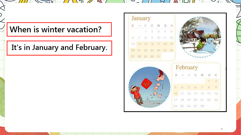 人教版新起点英语六上 Unit 6 《Winter vacations》 Lesson 1 课件04