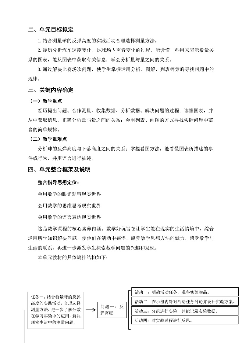 北师大数学六上《数学好玩》单元教学设计02