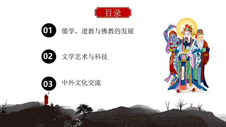 第8课 三国至隋唐的文化（课件）-2025届-高三统编版（2019）必修中外历史纲要上一轮复习02