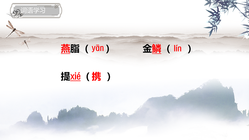 部编版初中语文PPT课件八年级第六单元诗词五首207