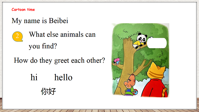 Unit 2 What's your name 第一课时 Cartoon time（课件）-2024-2025学年译林版（三起）英语三年级上册05