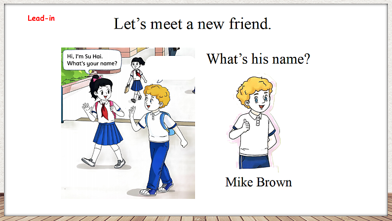 Unit 2 What's your name 第二课时 Story time（课件）-2024-2025学年译林版（三起）英语三年级上册02