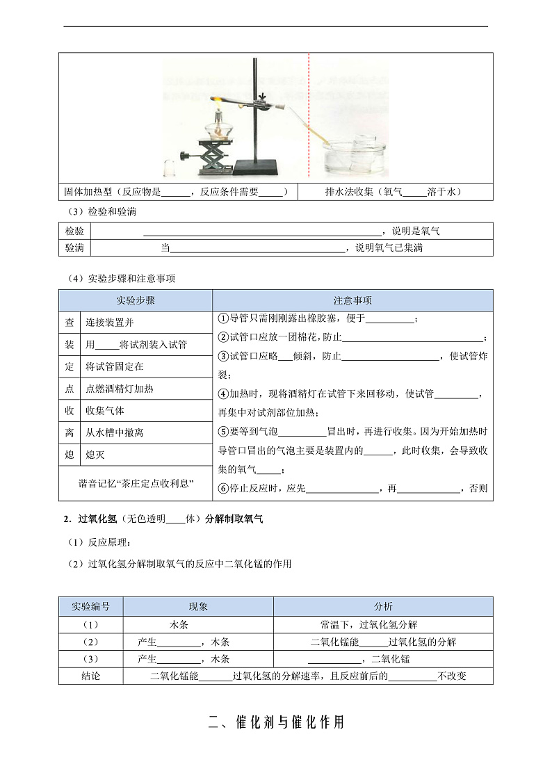 【培优训练】人教版2024初中化学九年级上册2.3.1制取氧气（原卷版+解析版）02