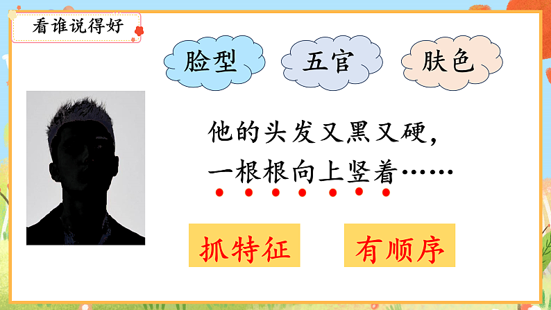 【任务型教学】统编版语文三上 《习作一：猜猜他是谁》课件+教案+音视频素材07