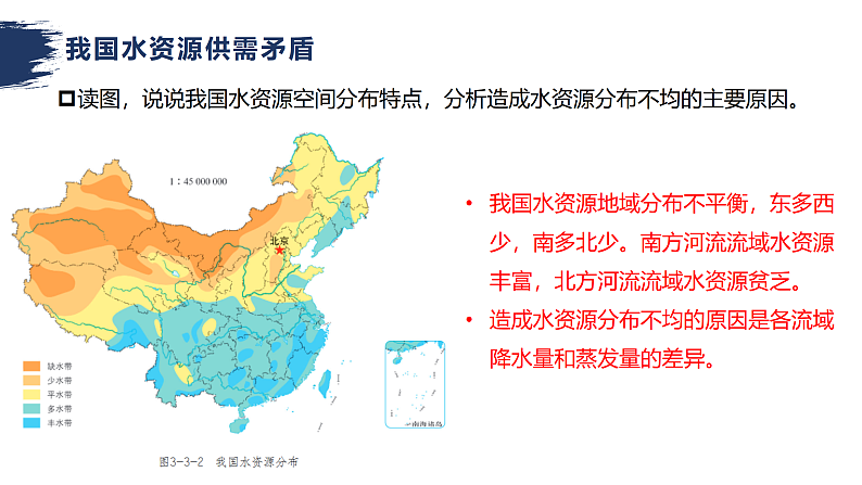 鲁教版2019高二地理选择性必修2 3.3资源跨区域调配对区域发展的影响——以我国南水北调为例 课件07