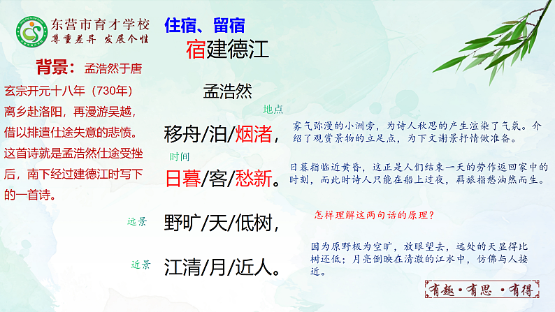 人教部编版（五四版）语文六上 4 古代诗歌三首 课件05