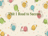 新上教版英语必修第三册 01 Unit 1 Road to Success Part A 单词课件+练习