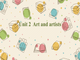 新上教版英语必修第三册 02 Unit 2  Art and artists Part B 单词课件+练习