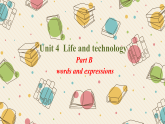 新上教版英语必修第三册 02 Unit 4 Life and Technology Part B 单词课件+练习