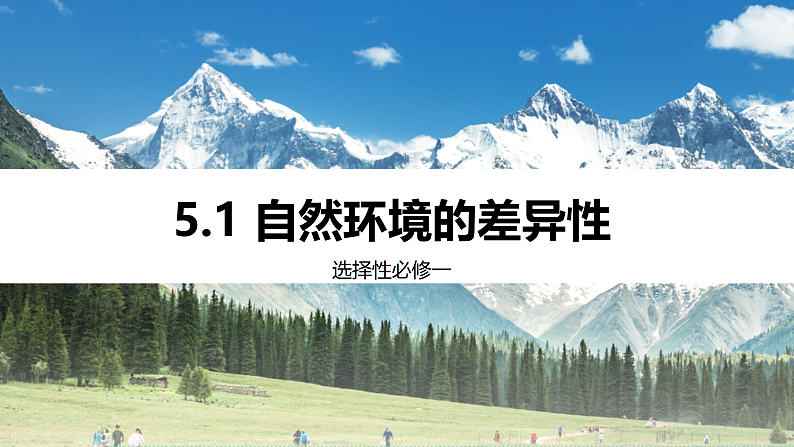 鲁教版2019高二地理选择性必修1 5.1 自然环境的差异性 课件02