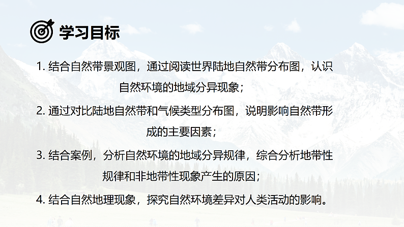 鲁教版2019高二地理选择性必修1 5.1 自然环境的差异性 课件04