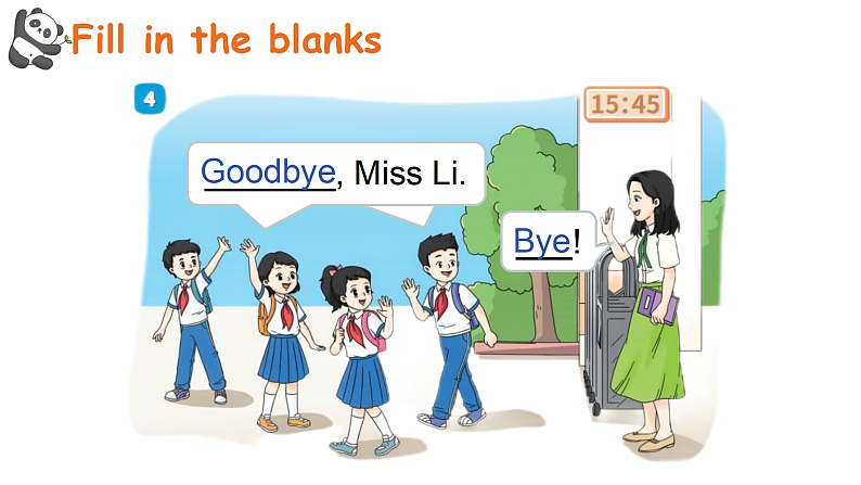 Unit 1 Hello ! 第三课时 Wrap-up time & Assessment time第7页