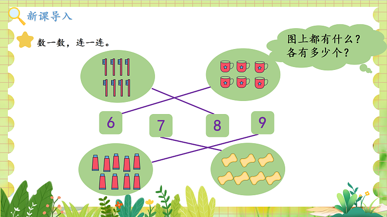 冀教2004版一年级数学上册 第1单元 1.1.3 认识1-9 第3课时 6~9各数的认识和写法 PPT课件02