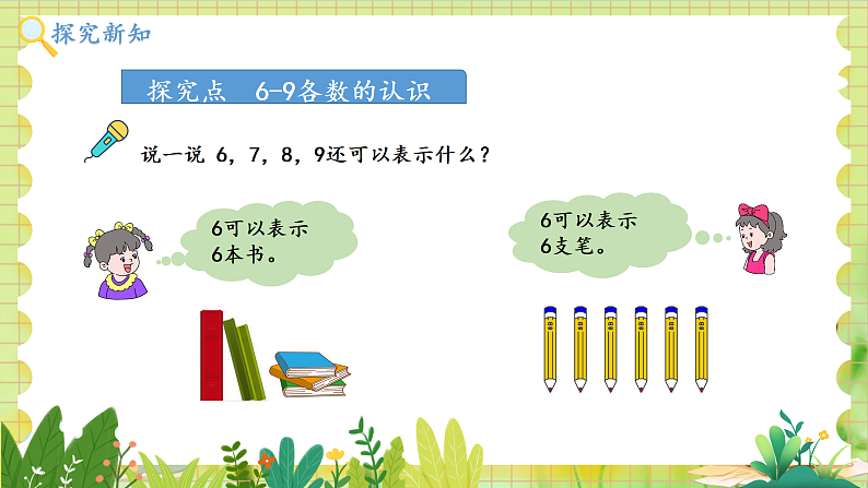 冀教2004版一年级数学上册 第1单元 1.1.3 认识1-9 第3课时 6~9各数的认识和写法 PPT课件03