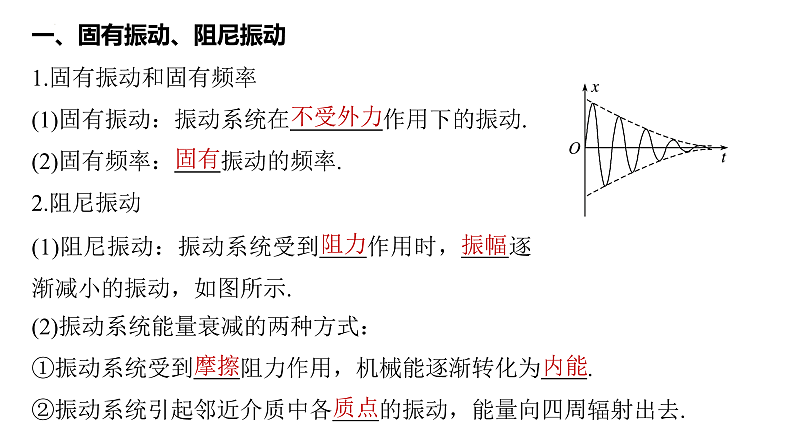 沪科版2020上海高二物理选修一 2.4受迫振动共振（课件）04