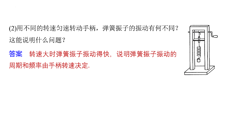 沪科版2020上海高二物理选修一 2.4受迫振动共振（课件）06