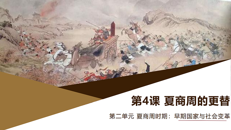 部编版历史与社会七年级上册 第4课夏商周的更替（含视频） 课件01