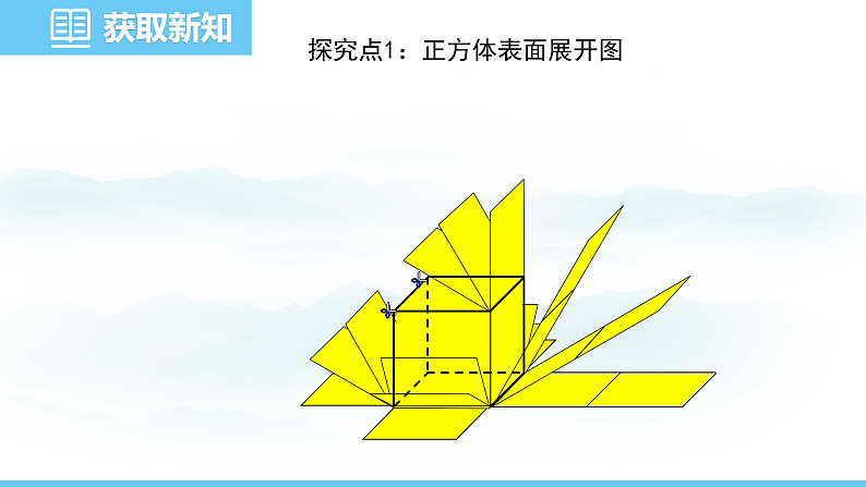 数学北师大版（2024）七年级上册课件 1.2.1  正方体的展开与折叠第5页