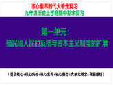 人教版初中历史九下第1单元：殖民地人民的反抗与资本主义制度的扩展-核心素养时代大单元复习 课件