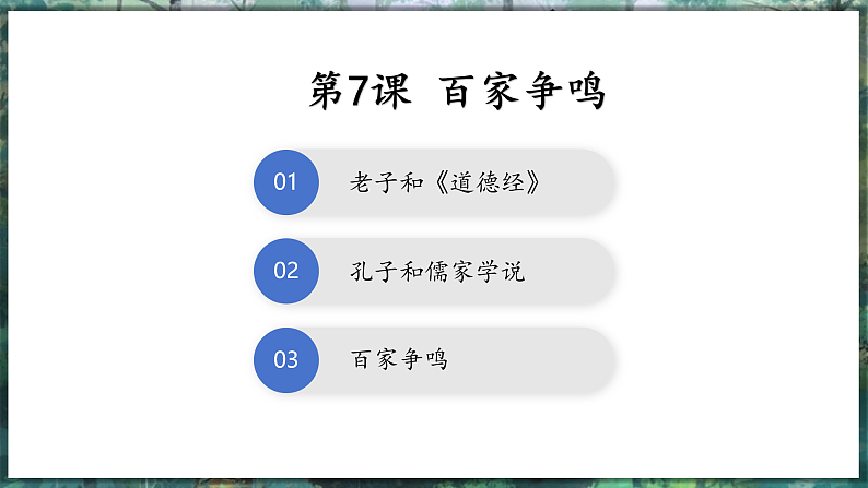 第7课 百家争鸣-初中历史七年级上册 同步教学课件+素材（人教版2024）02