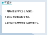 24秋  化学 人教版 九年级上册【教学课件】 1. 第一单元 走进化学世界 1.1.2 化学性质和物理性质