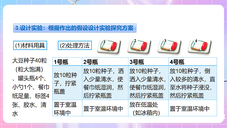 【新课标】冀少版生物八上3.1.2《种子萌发的条件》课件第8页