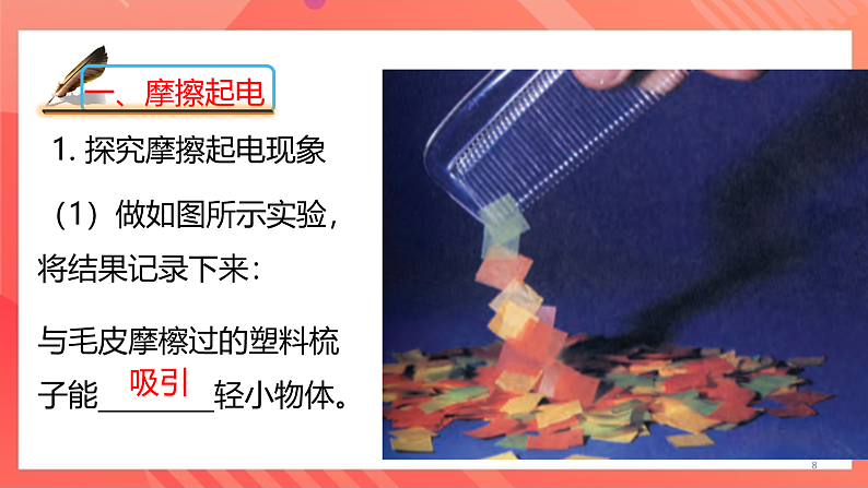 沪科版物理九年级全册 14.1《电是什么》课件第8页