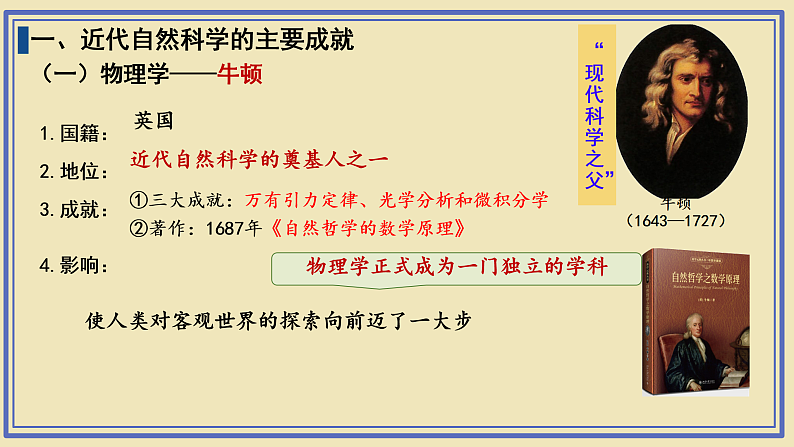 初中历史人教版九年级下册第7课 近代科学与文化 课件05