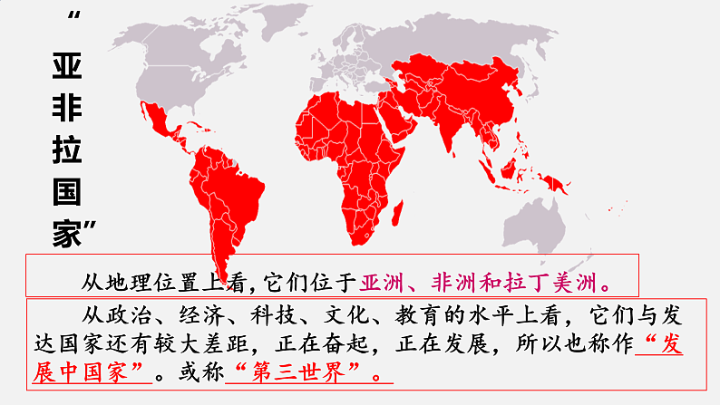 初中历史人教版九年级下册第19课 亚非拉国家的新发展 课件02