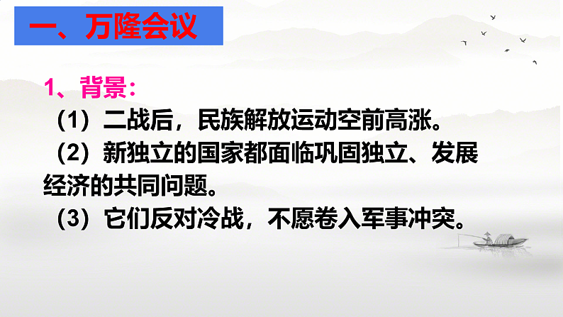 初中历史人教版九年级下册第19课 亚非拉国家的新发展 课件03