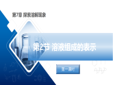 沪教版九年级化学下册7.2溶液组成的表示（第1课时）课件