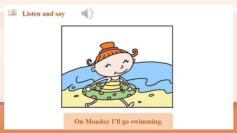 外研版四下 Module 3 Unit 2 On Monday I'll go swimming. 课件43张第6页