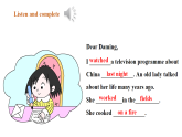 【2025春新課標(biāo)】外研版英語(yǔ)五年級(jí)下冊(cè)Module 1 Unit2 She didn't have a television 課件+單元整體教學(xué)設(shè)計(jì)