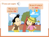 【2025春新課標(biāo)】外研版英語(yǔ)六年級(jí)下冊(cè)Module 8 Unit2 Why are you wearing a hat？課件+單元整體教學(xué)設(shè)計(jì)