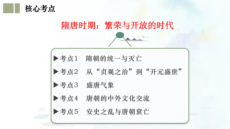 （部编版）中考历史一轮复习考点练习课件专题05 隋唐时期：繁荣与开放的时代（含答案）第6页