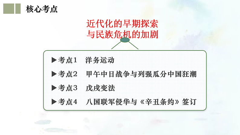 （部编版）中考历史一轮复习考点练习课件专题09 近代化的早期探索与民族危机的加剧（含答案）06